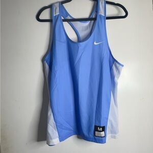 Reversible Nike blue and white tank top